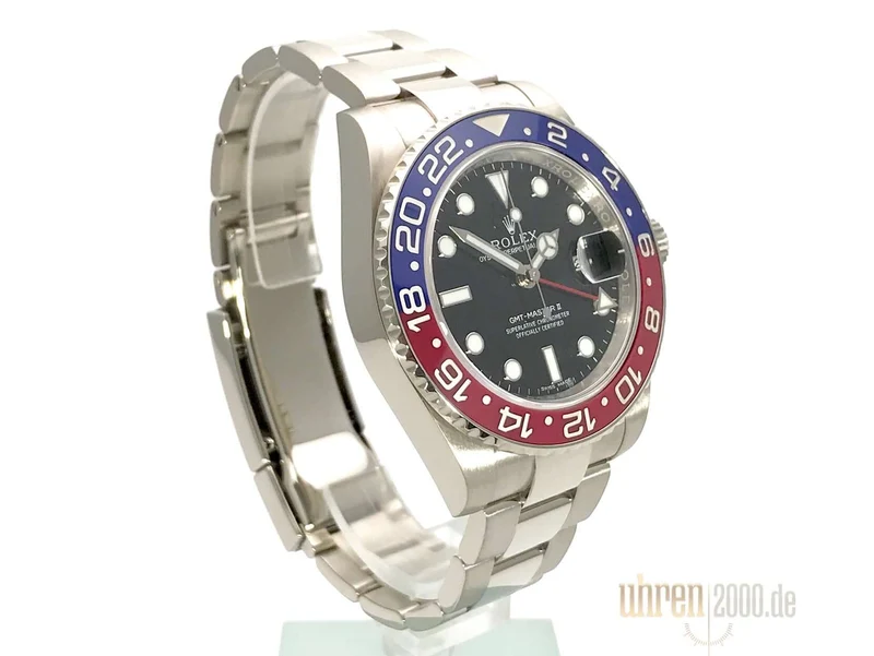 Rolex GMT Master II Weißgold 116719BLRO LC100 aus 2016