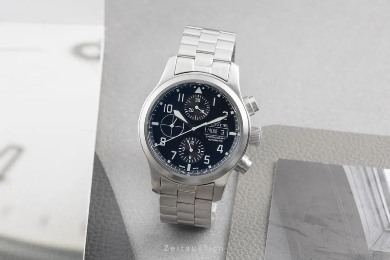 Fortis Aeromaster chronograph steel automatic men's watch 656.10.141 [2504691]