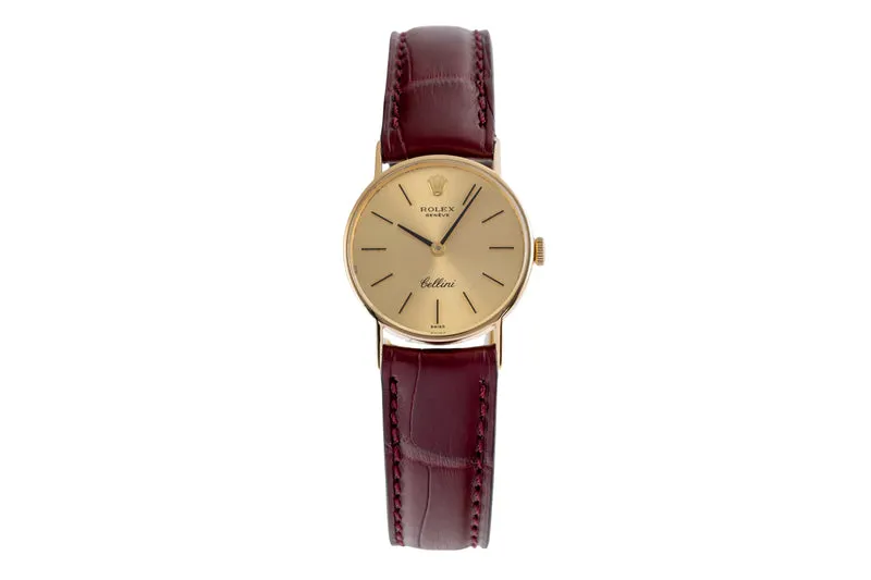 Rolex Cellini 18 ct gold manual winding women's watch 3810 Vintage [2503751]
