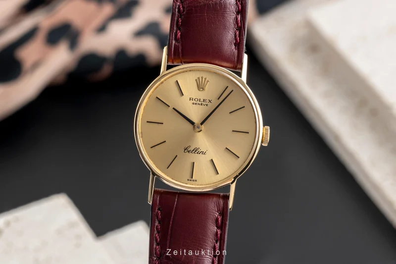 Rolex Cellini 18 ct gold manual winding women's watch 3810 Vintage [2503751]