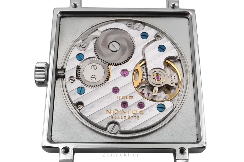 Nomos Tetra steel manual winding men's watch 408 [2504443]