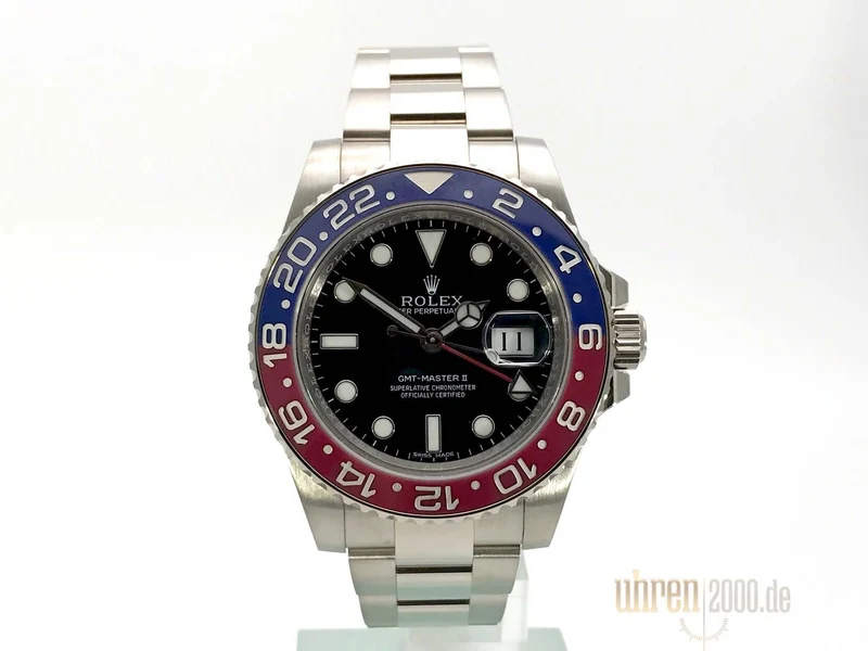 Rolex GMT Master II Weißgold 116719BLRO aus 2016