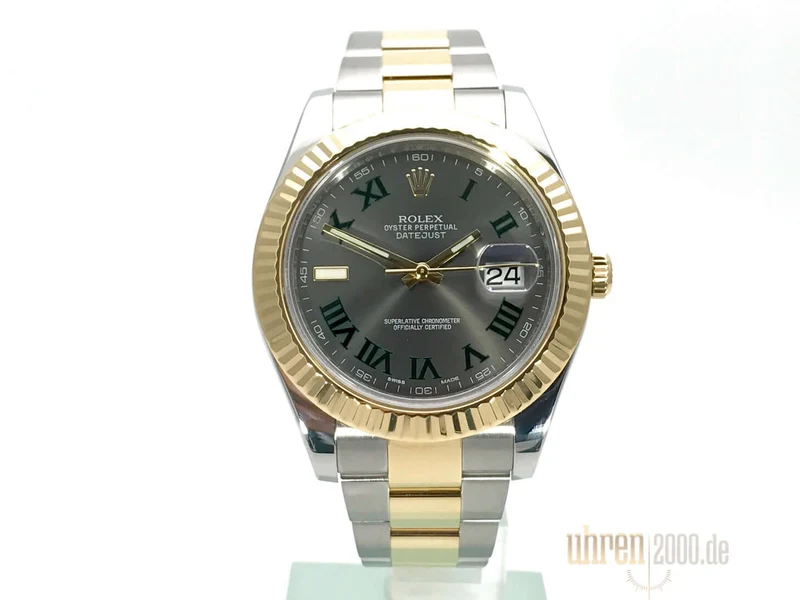 Rolex Datejust II 41 116333 Slate Römisch aus 2016