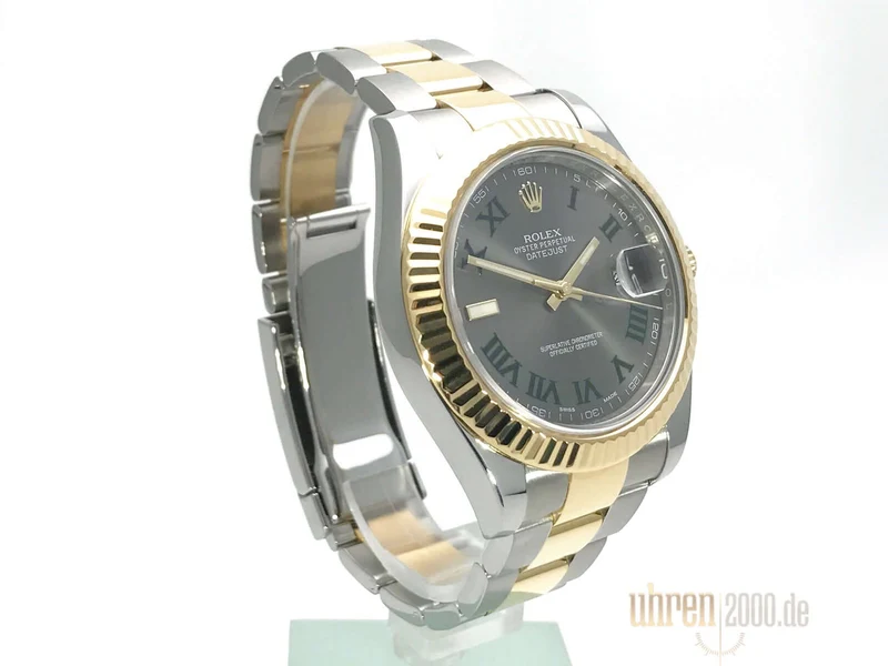 Rolex Datejust II 41 116333 Slate Römisch aus 2016