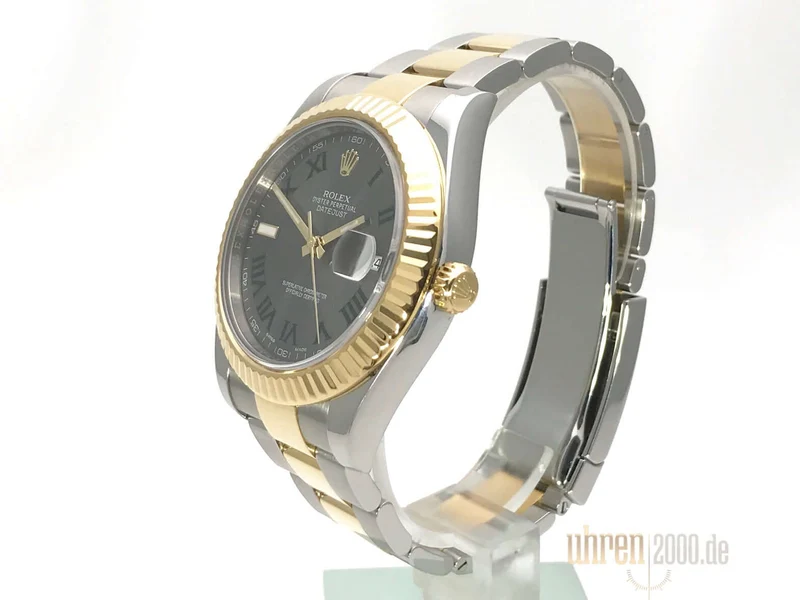 Rolex Datejust II 41 116333 Slate Römisch aus 2016