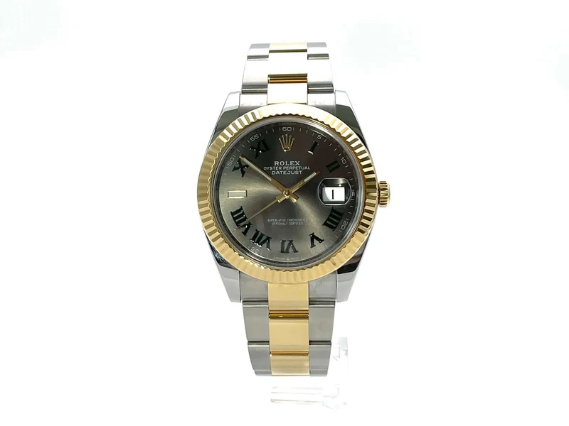 Rolex Datejust 41 Edelstahl Gelbgold 126333 Slate