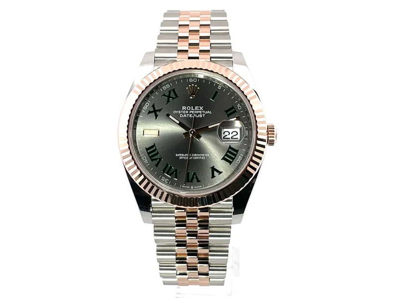 Rolex Datejust 41 Edelstahl Everose-Gold 126331 Slate Jubile-Band