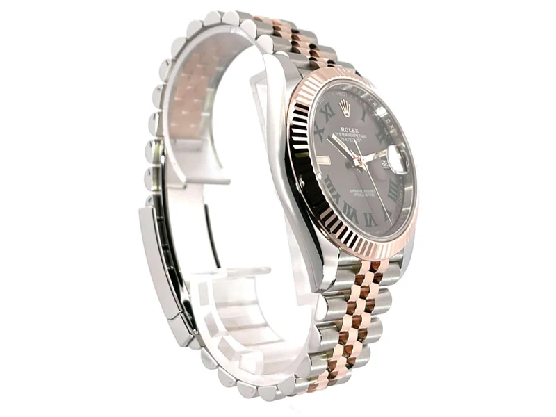 Rolex Datejust 41 Edelstahl Everose-Gold 126331 Slate Jubile-Band