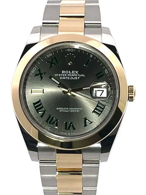 Rolex Datejust 41 Edelstahl Gelbgold 126303 Slate