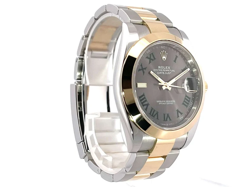 Rolex Datejust 41 Edelstahl Gelbgold 126303 Slate