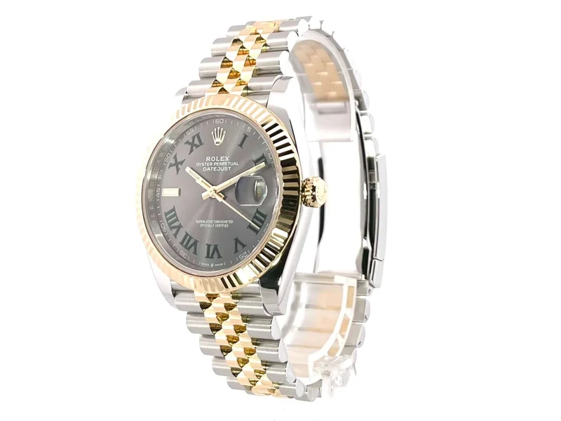 Rolex Datejust 41 Edelstahl Gelbgold 126333 Slate Jubile-Band
