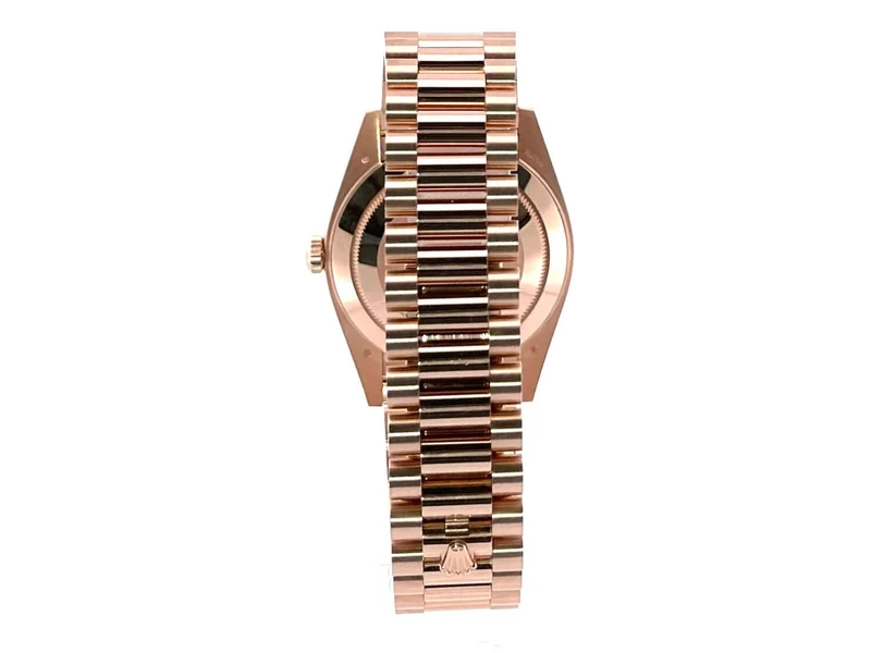 Rolex Day-Date 40 Everose-Gold 228235 Weiß Römisch