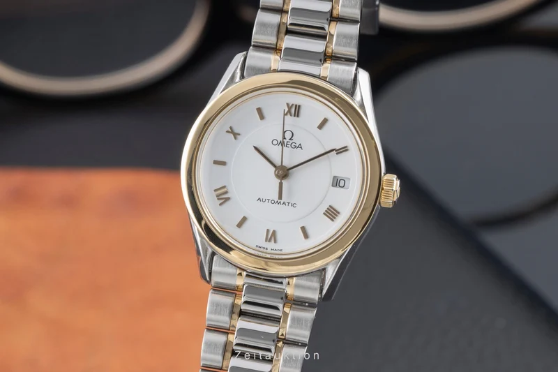 Omega Classic steel / gold automatic women's watch 566.0285 , 766.0885 [2503457]