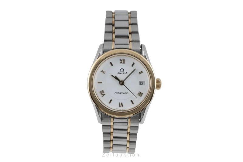 Omega Classic steel / gold automatic women's watch 566.0285 , 766.0885 [2503457]