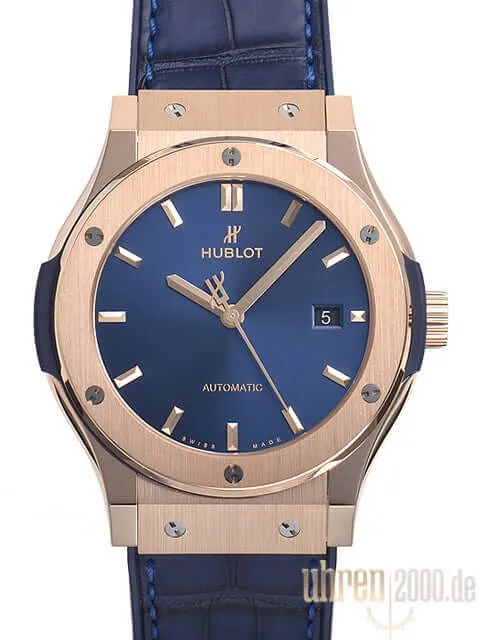 Hublot Classic Fusion 42 Blue King Gold 542.OX.7180.LR