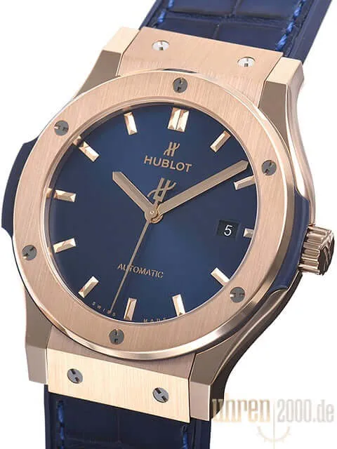 Hublot Classic Fusion 42 Blue King Gold 542.OX.7180.LR