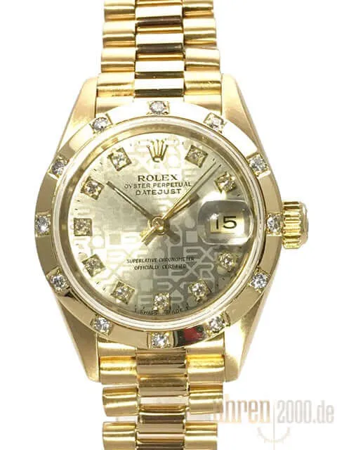 Rolex Datejust 26 Gelbgold Ref. 69178 aus 1990