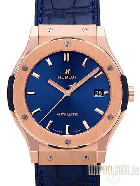 Hublot Classic Fusion Blue King Gold 511.OX.7180.LR