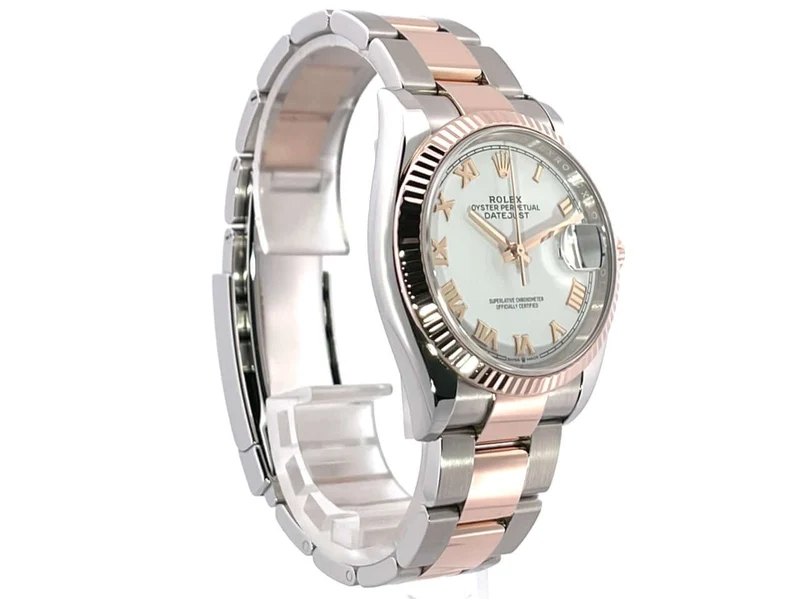Rolex Datejust 36 126231 Weiß Römisch