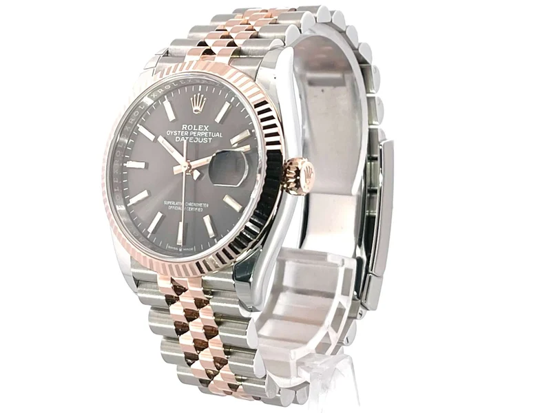Rolex Datejust 36 126231 Rhodium Index Jubile-Band