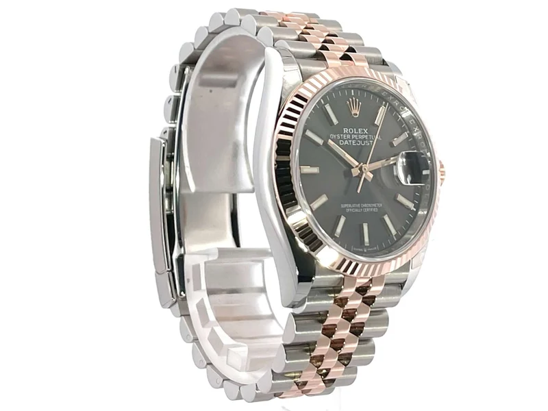 Rolex Datejust 36 126231 Rhodium Index Jubile-Band