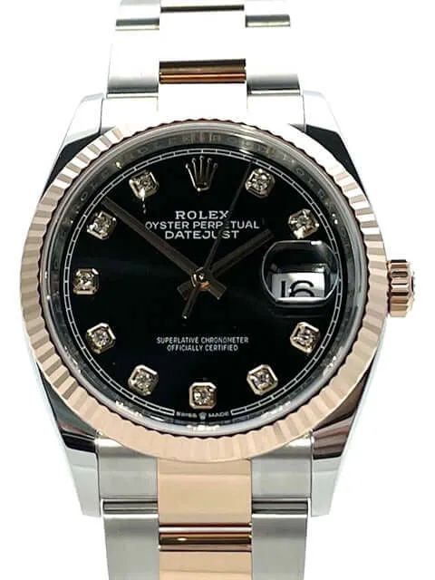 Rolex Datejust 36 126231 Schwarz Diamant