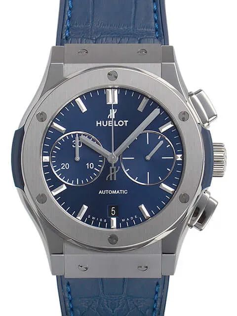 Hublot Classic Fusion Chronograph Titanium Blue 521.NX.7170.LR