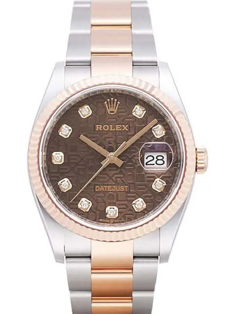 Rolex Datejust 36 126231 Schoko J Diamant