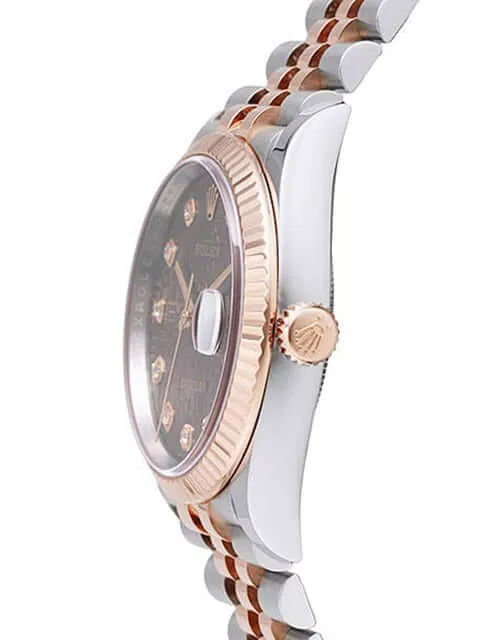 Rolex Datejust 36 126231 Schoko J Diamant Jubile-Band
