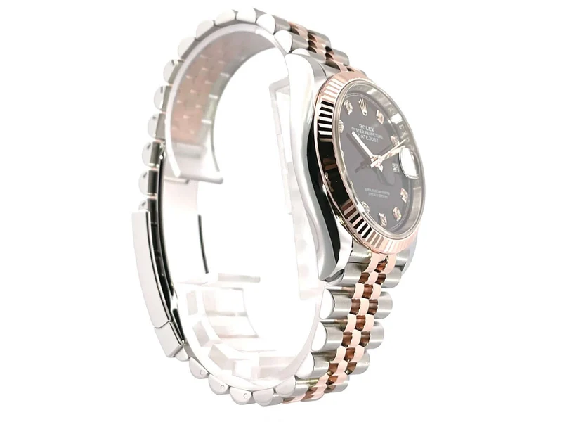 Rolex Datejust 36 126231 Schwarz Diamant Jubile-Band