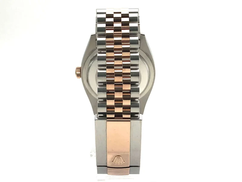 Rolex Datejust 36 126231 Rhodium Römisch Diamant Jubile-Band