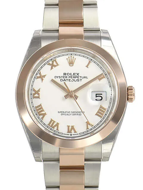 Rolex Datejust 36 126201 Weiß Römisch