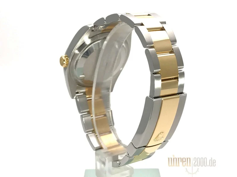 Rolex Datejust 36 Edelstahl Gelbgold 116203 Weiß aus 2008