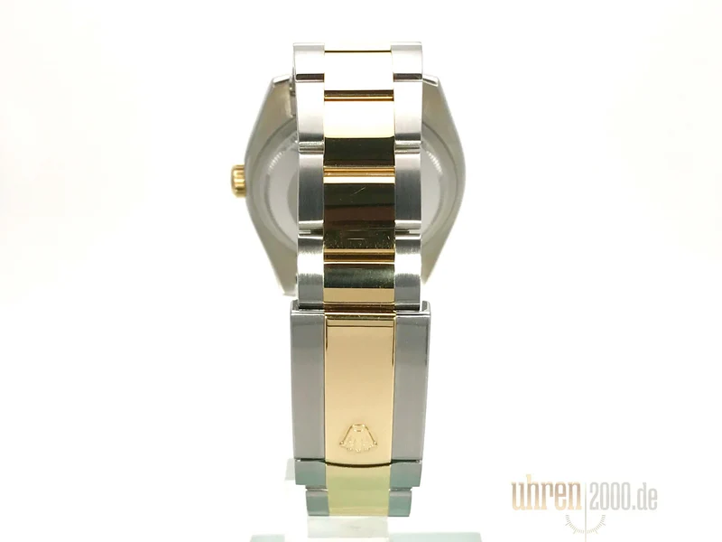 Rolex Datejust 36 Edelstahl Gelbgold 116203 Weiß aus 2008