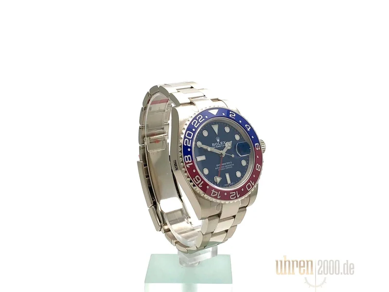 Rolex GMT Master II 116719BLRO Weißgold Blau