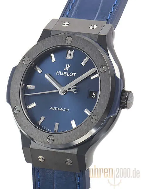 Hublot Classic Fusion Ceramic 38 Blue 565.CM.7170.LR