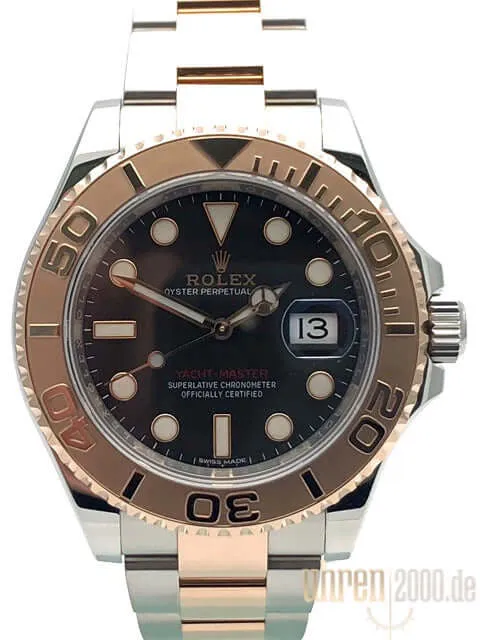 Rolex Yacht-Master 40 Edelstahl Everose-Gold 116621 Schwarz aus 2018 LC100