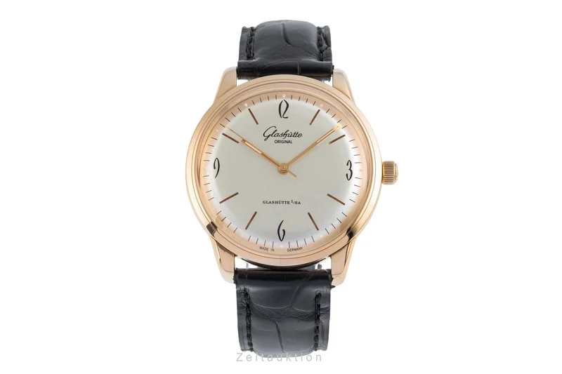 Glashütte Sixties 18 ct red gold automatic men's watch 1-39-52-01-01-04 LP: 14100EUR [2504107]