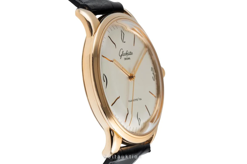 Glashütte Sixties 18 ct red gold automatic men's watch 1-39-52-01-01-04 LP: 14100EUR [2504107]