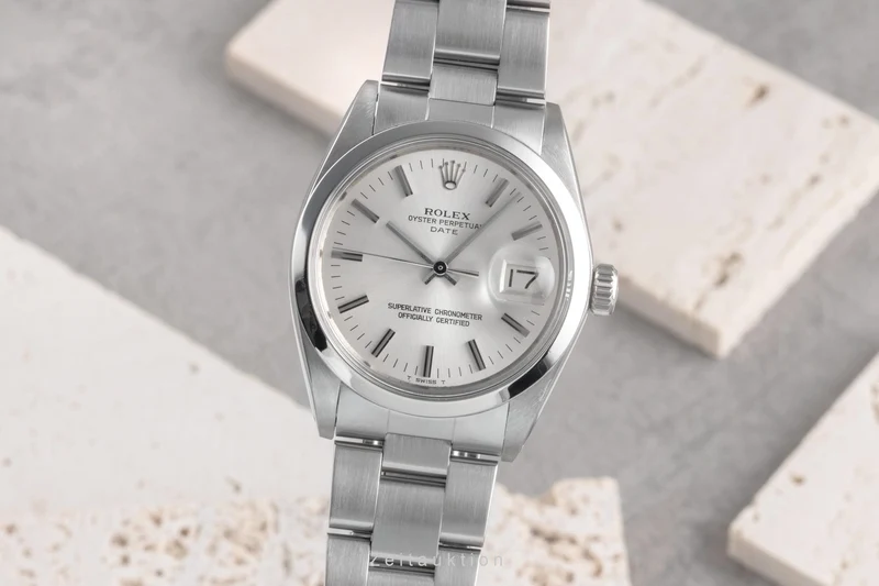 Rolex Date steel automatic men's watch 1500 [2504249]