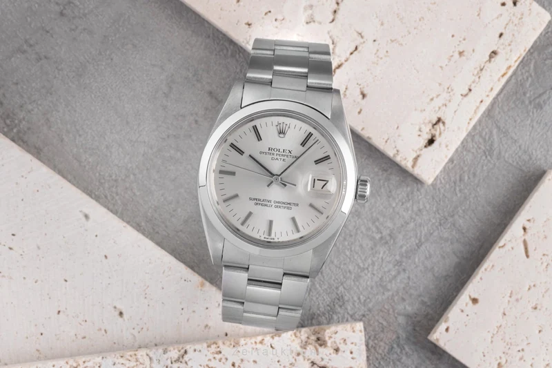 Rolex Date steel automatic men's watch 1500 [2504249]