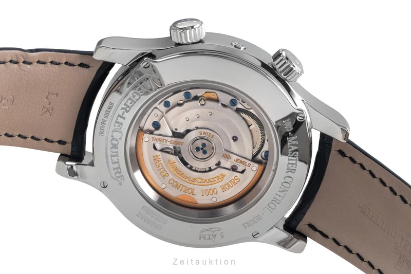 Jaeger LeCoultre Master Geographic steel automatic men's watch Q1528420 146.8.32.S LP: 16200EUR [2504591]