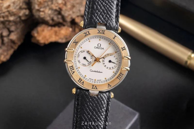 Omega Constellation steel / gold quartz unisex 196.1070 Vintage [2504143]