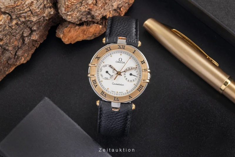 Omega Constellation steel / gold quartz unisex 196.1070 Vintage [2504143]