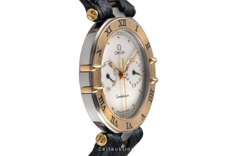 Omega Constellation steel / gold quartz unisex 196.1070 Vintage [2504143]
