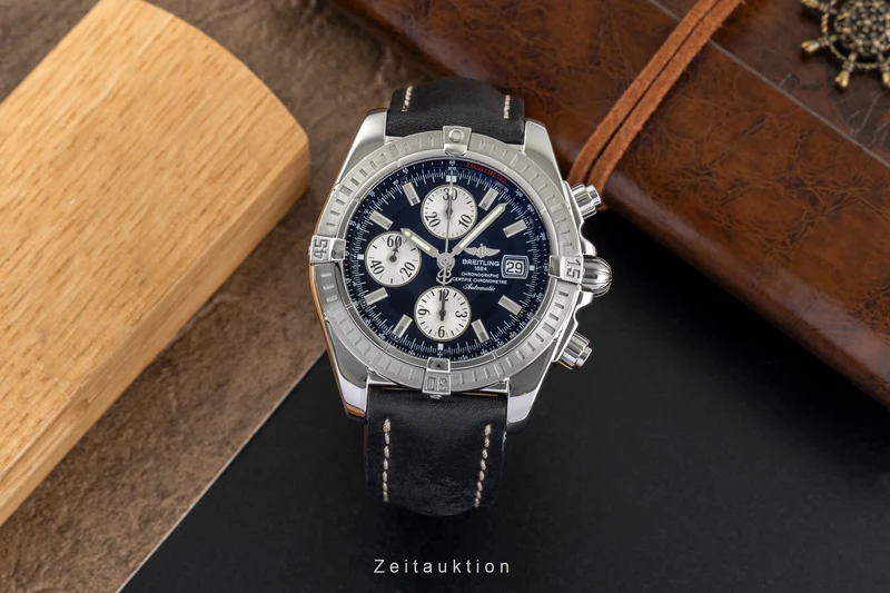 Breitling Evolution chronograph steel automatic men's watch A13356 A156B19PA [2503388]