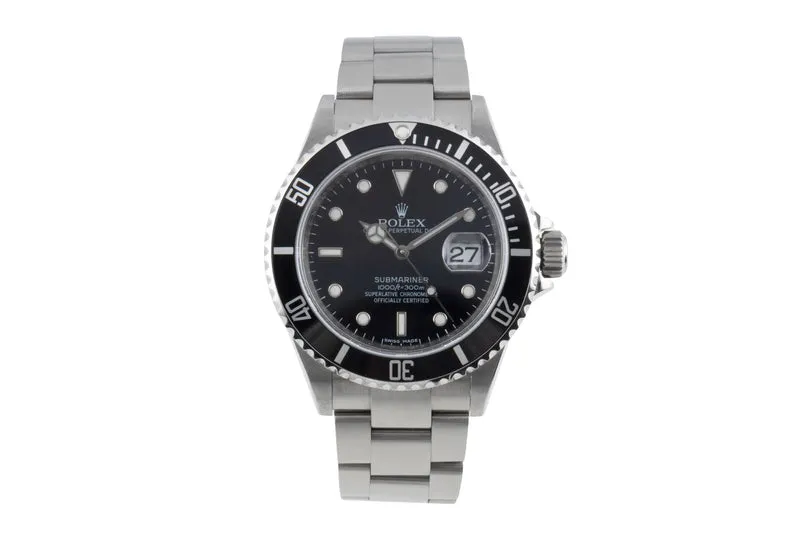 Rolex Submariner steel automatic men's watch 16610 T [2503480]