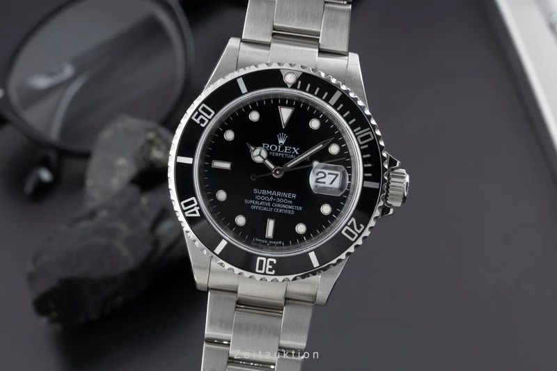 Rolex Submariner steel automatic men's watch 16610 T [2503480]