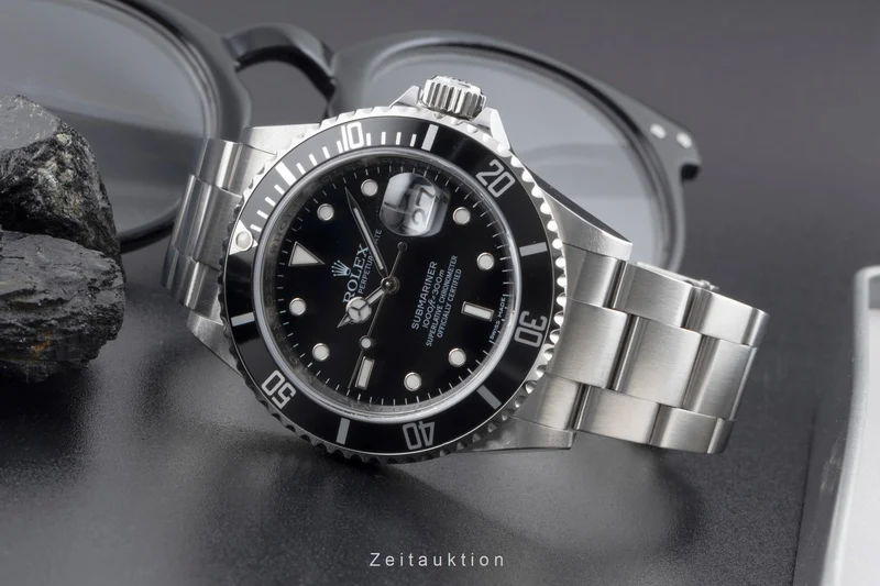 Rolex Submariner steel automatic men's watch 16610 T [2503480]