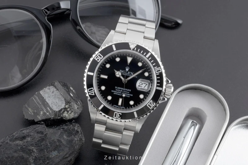 Rolex Submariner steel automatic men's watch 16610 T [2503480]